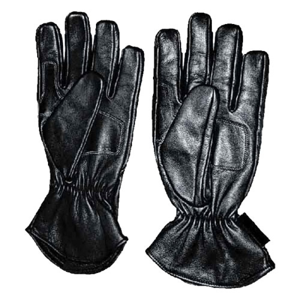 Leather & Cotton Gloves